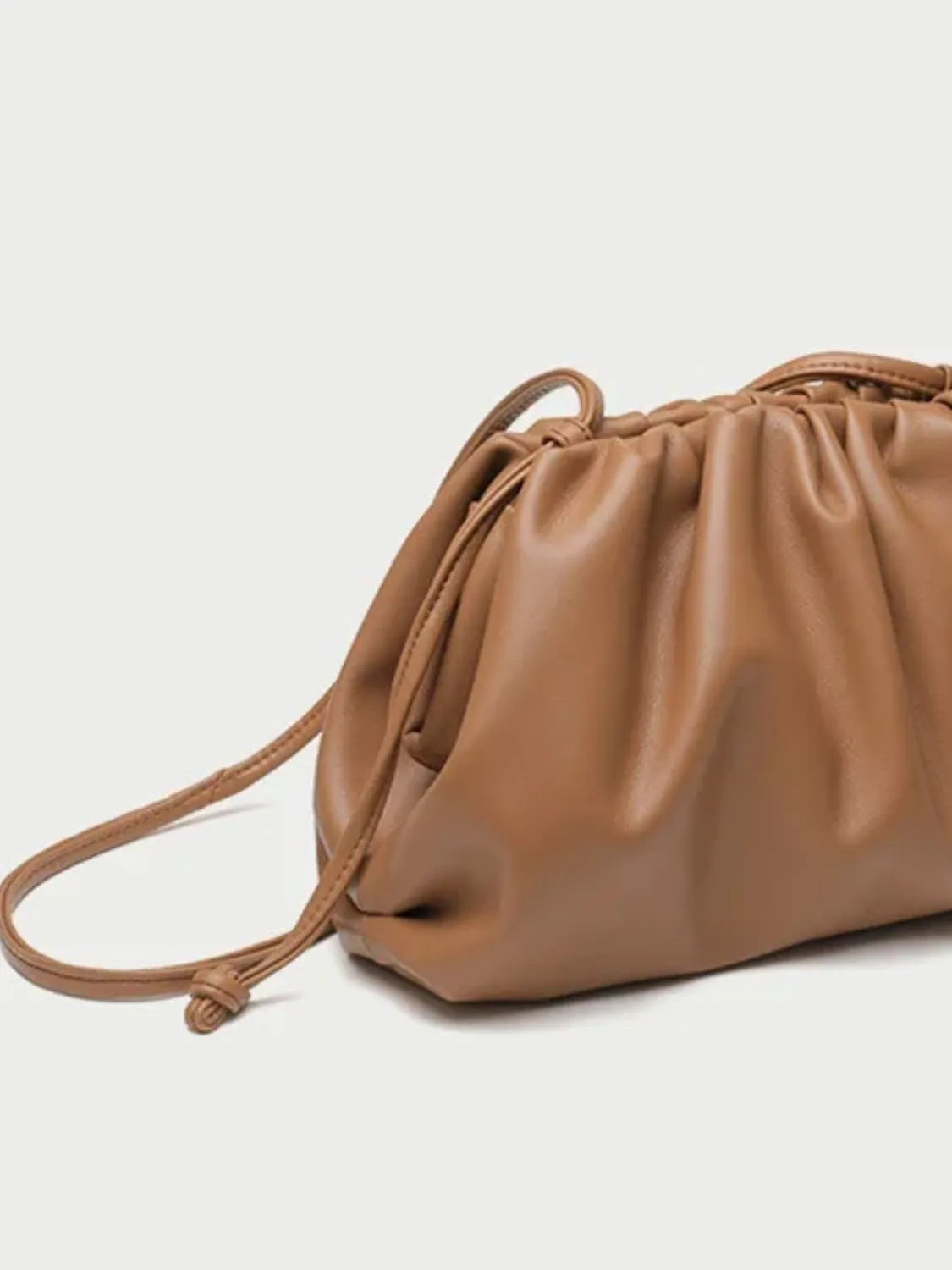 Bolsa Femenina Baguette Bandolera de Hombro en Cuero PU - Livia