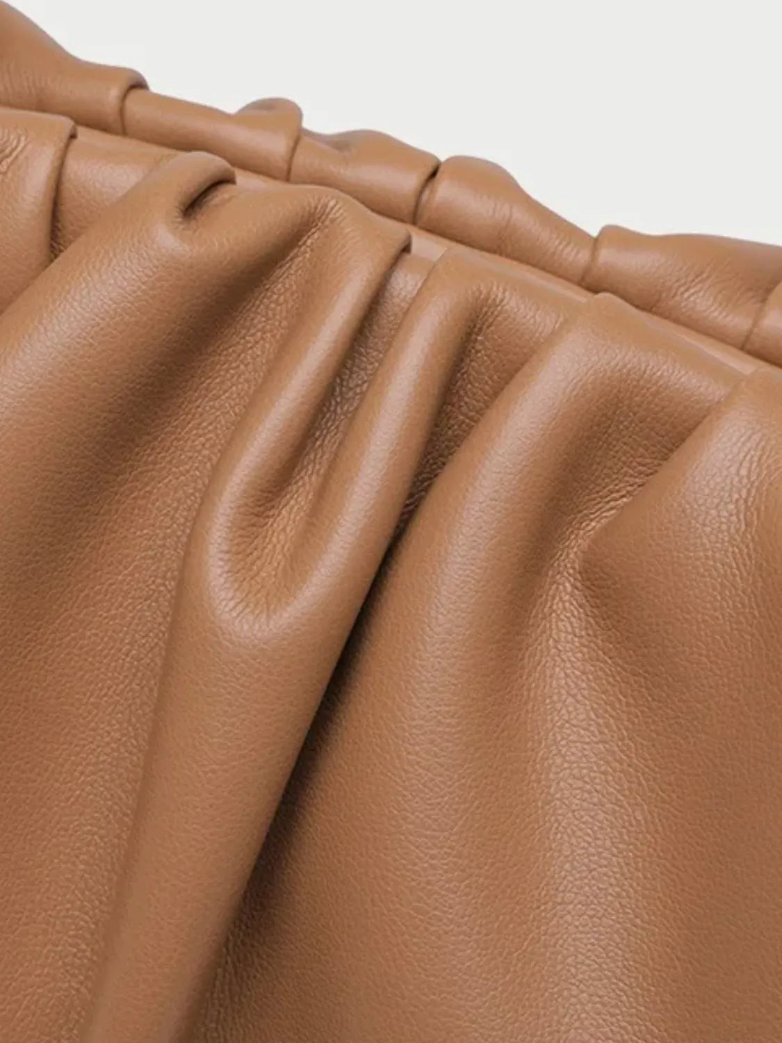 Bolsa Femenina Baguette Bandolera de Hombro en Cuero PU - Livia