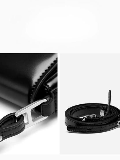 Bolsa Femenina Baguette de Hombro en Cuero con Asa Ajustable - Briana