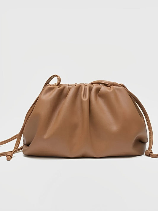 Bolsa Femenina Baguette Bandolera de Hombro en Cuero PU - Livia